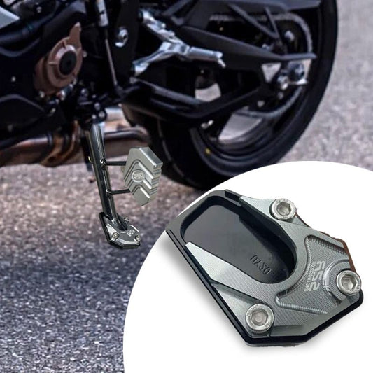 MOTOWISE - Aluminum Motorcycle Side Stand Enlarger Kickstand Foot Plate