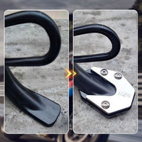 MOTOWISE - Aluminum Motorcycle Side Stand Enlarger Kickstand Foot Plate