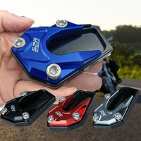 MOTOWISE - Aluminum Motorcycle Side Stand Enlarger Kickstand Foot Plate