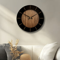 TIMBERMUSE CLOCK – Elegant Silent Wooden Wall Clock