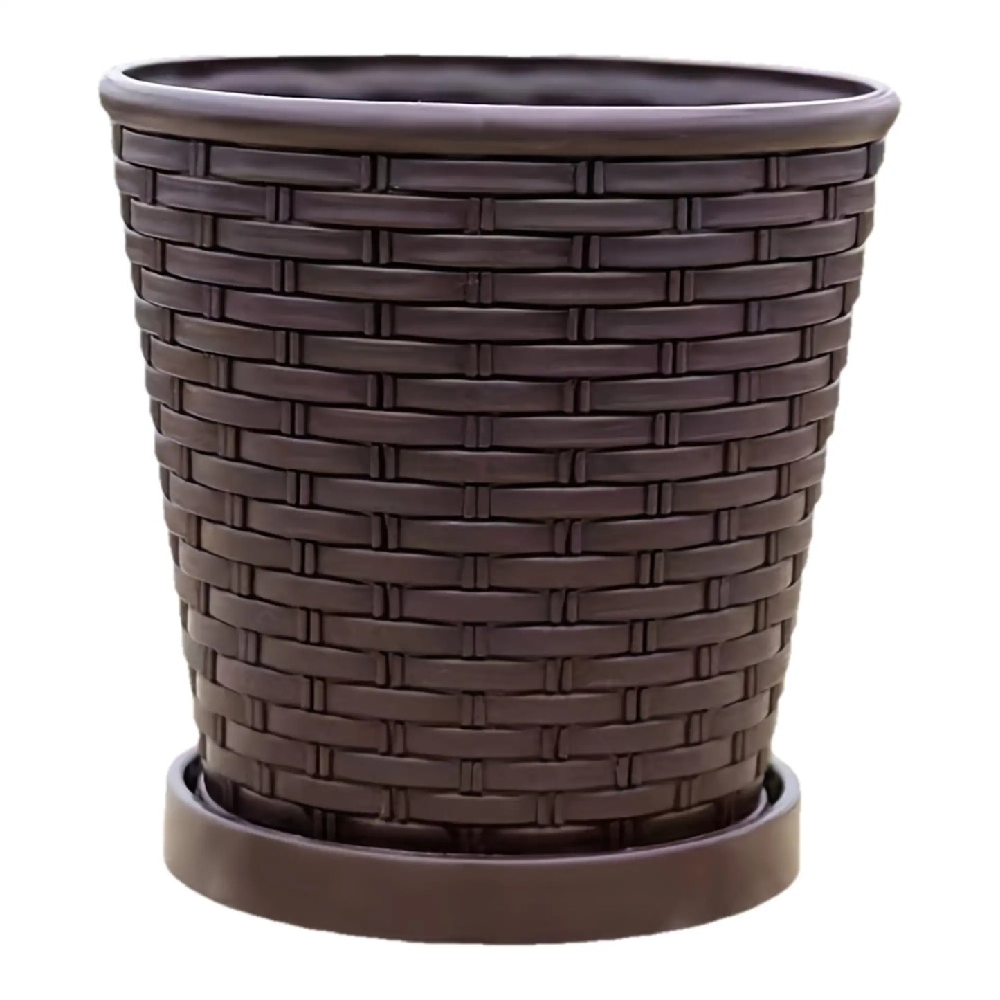 WEAVEGROW POT – Woven Style Planter for Elegant Indoor and Outdoor Decor