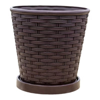 WEAVEGROW POT – Woven Style Planter for Elegant Indoor and Outdoor Decor