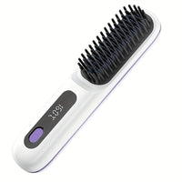 AURISTYLE - Compact Cordless Hot Comb Brush with Type-C Fast Charging