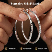 SPARKLUXE – Hoop Earrings for Timeless Shine and Sophistication