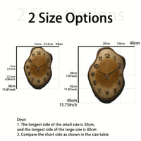 TIMBERMOD – Modern Wooden Large Decorative Wall Clock