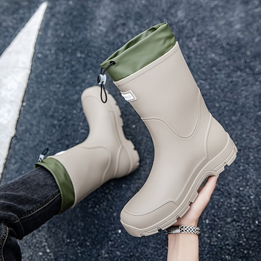 RAINSTEP – Durable Mid-Calf Waterproof Boots for Men & Women