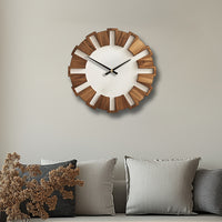 RUSTIQUE – Classic Wooden Wall Clock for Timeless Interiors