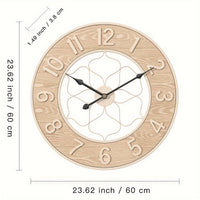 IRONWOOD CLOCK – Vintage Iron & Wood Wall Statement Clock
