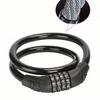 BIKEGUARD - Steel Security Cable Lock With 4-Digit Code