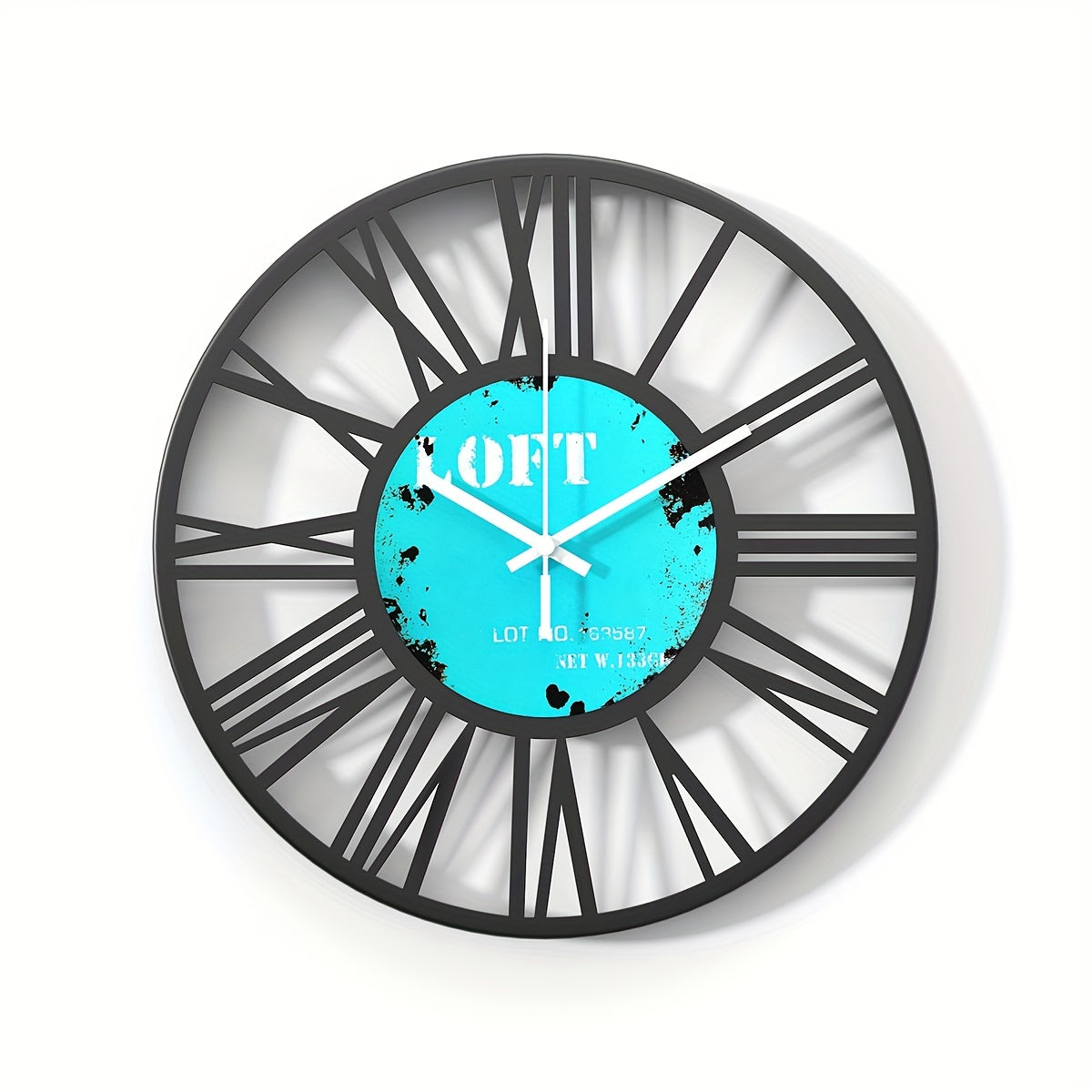 ROMANICA COLOR – Retro Roman Numeral Wall Clock