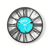 ROMANICA COLOR – Retro Roman Numeral Wall Clock