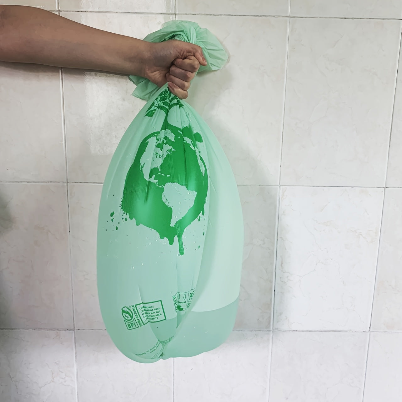 ECOBINZ - Extra Thick Compostable Food Waste Bags 6L/8L/10L/30L 3 Gallon, 50/25 Count Roll