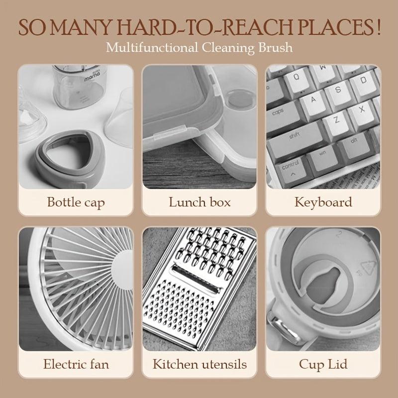 DUSTFREE - Flat Key Brush for Computer, Laptop, Typewriter & Office Electronics