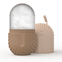 GLIMMERICE - Reusable Face Roller with Ice Mold Cube for Refreshing Massage