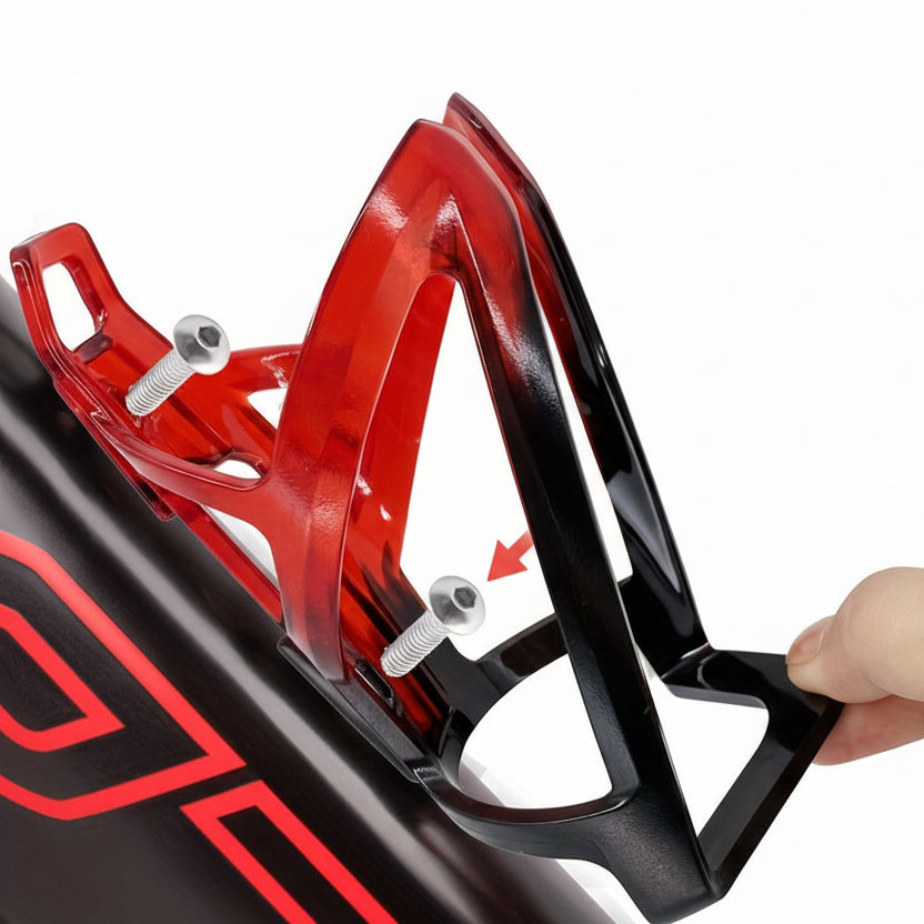 HYDROVAULT - Ultralight Plastic Bike Water Bottle Cage Durable MTB & Road Bicycle Cup Holder