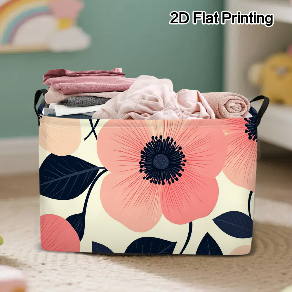 FLORABIN – Large Floral Storage Basket for Modern Organization