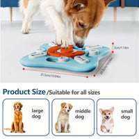 BRAINFETCH PUZZLE – Interactive IQ Slow Feeder for Dogs