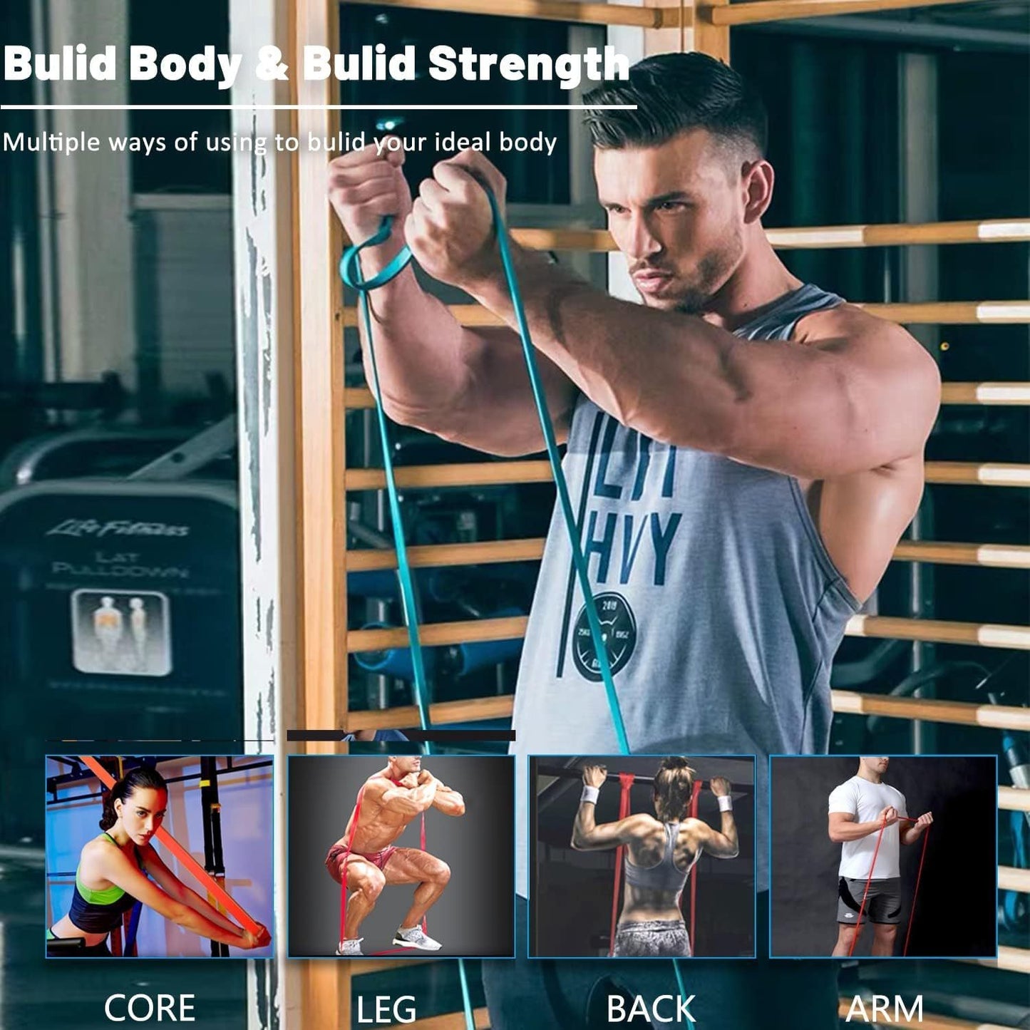 FLEXBAND – Versatile Resistance Bands for Strength, Stretching and Pull-Up Support