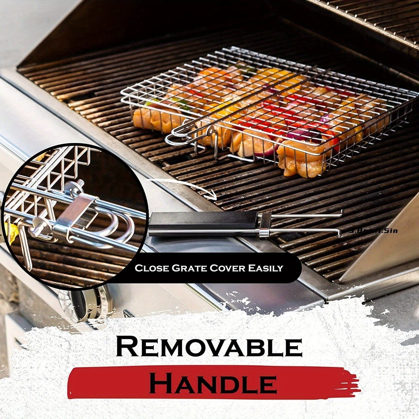 FLIPBASKET – Cast Iron Grilling Basket for Secure Flipping & Even Cooking