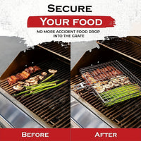FLIPBASKET – Cast Iron Grilling Basket for Secure Flipping & Even Cooking
