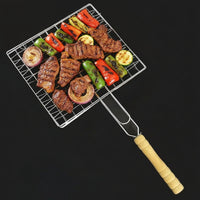 FLIPBASKET – Cast Iron Grilling Basket for Secure Flipping & Even Cooking