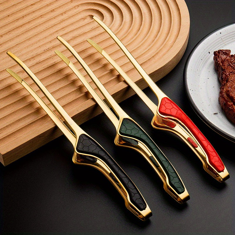 GRIPTONG – Stainless Steel Tongs for Secure Grip & High Heat Cooking