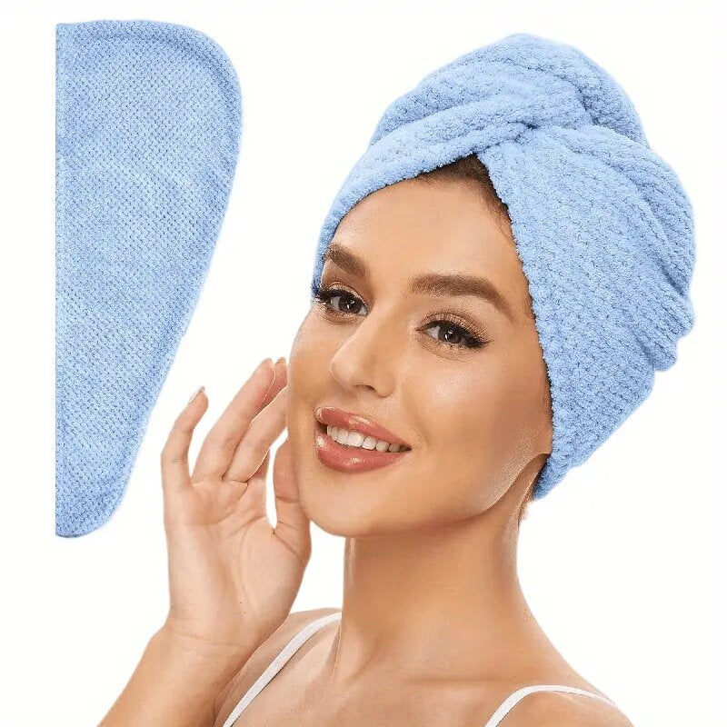 SILKDRY - 300Gsm Soft Hair Towel Quick-Dry Bathroom Accessory