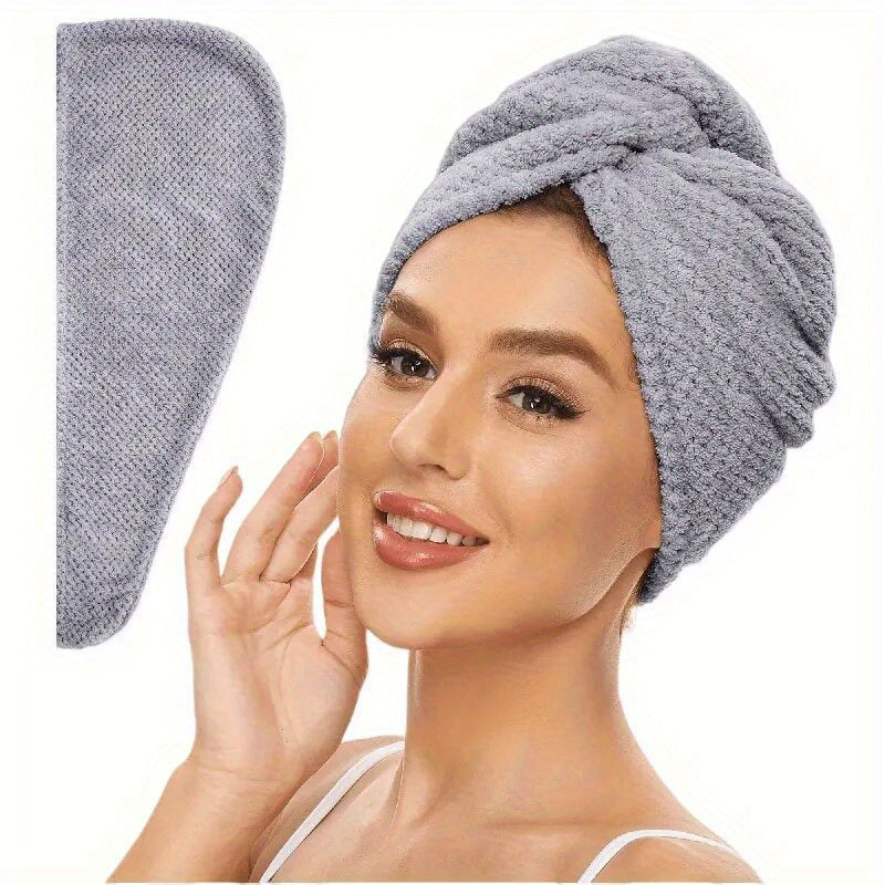 SILKDRY - 300Gsm Soft Hair Towel Quick-Dry Bathroom Accessory
