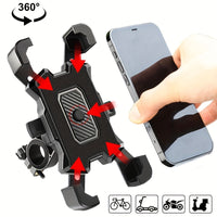 CYCLEGRIP - Shockproof Phone Holder for Bikes & Motorcycles, Secure GPS Navigation Mount