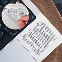 KEYSMART - Transparent PVC Keyboard Shortcut Skin Quick Reference Overlay for Excel, Word & Windows