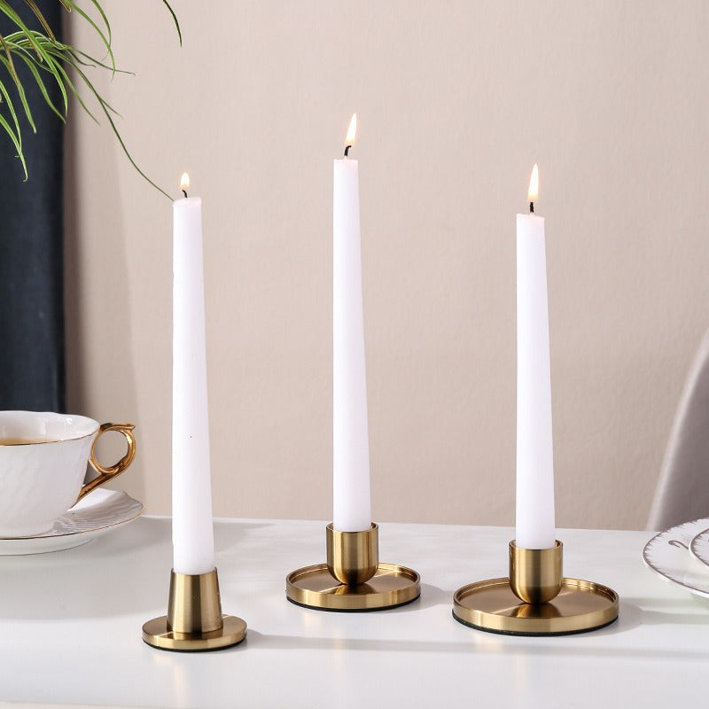 NOIRGLOW STAND – Elegant Black Tabletop Candle Holder