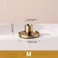 NOIRGLOW STAND – Elegant Black Tabletop Candle Holder