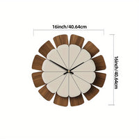 WOODORA ROUND – Decorative Silent Wooden Wall Clock