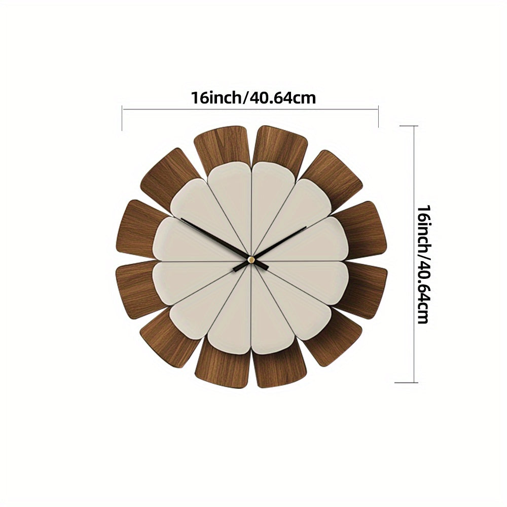 WOODORA ROUND – Decorative Silent Wooden Wall Clock
