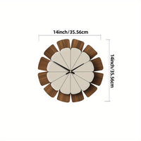 WOODORA ROUND – Decorative Silent Wooden Wall Clock
