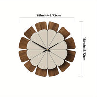 WOODORA ROUND – Decorative Silent Wooden Wall Clock