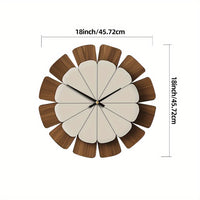 WOODORA ROUND – Decorative Silent Wooden Wall Clock