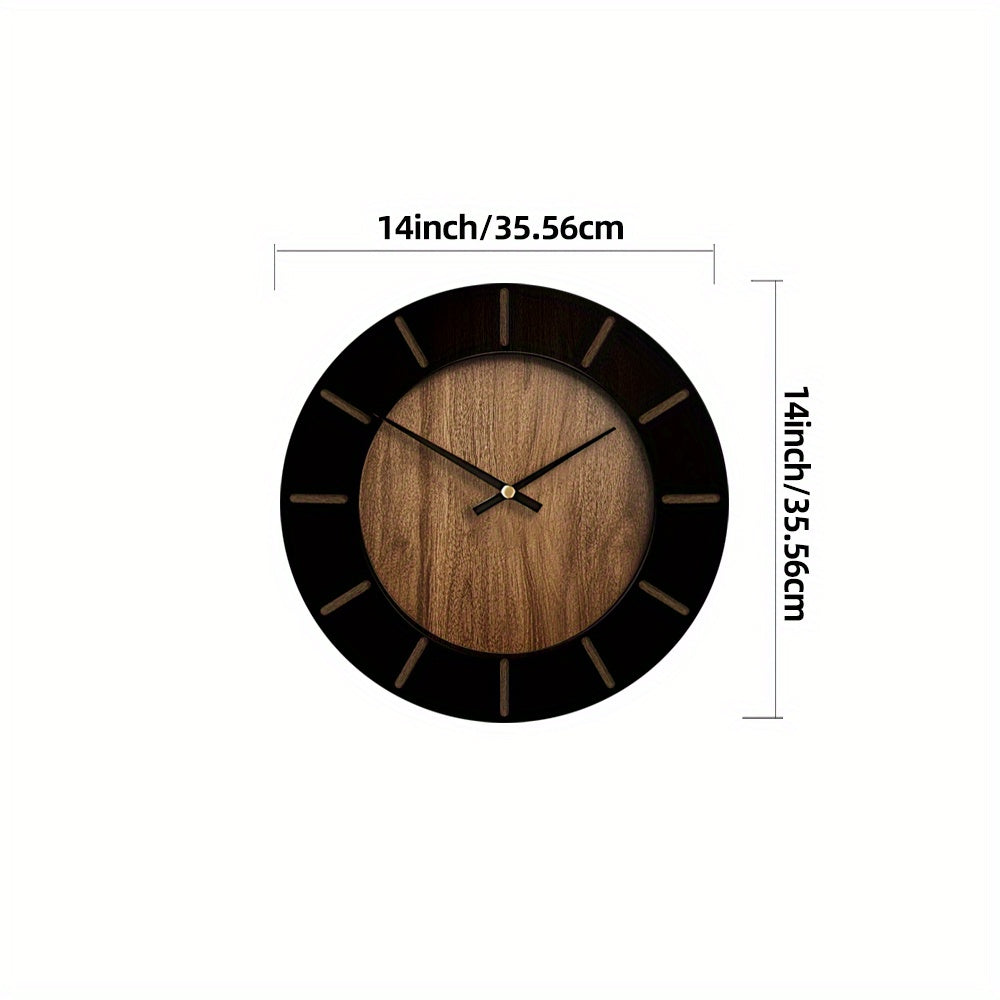 TIMBERMUSE CLOCK – Elegant Silent Wooden Wall Clock