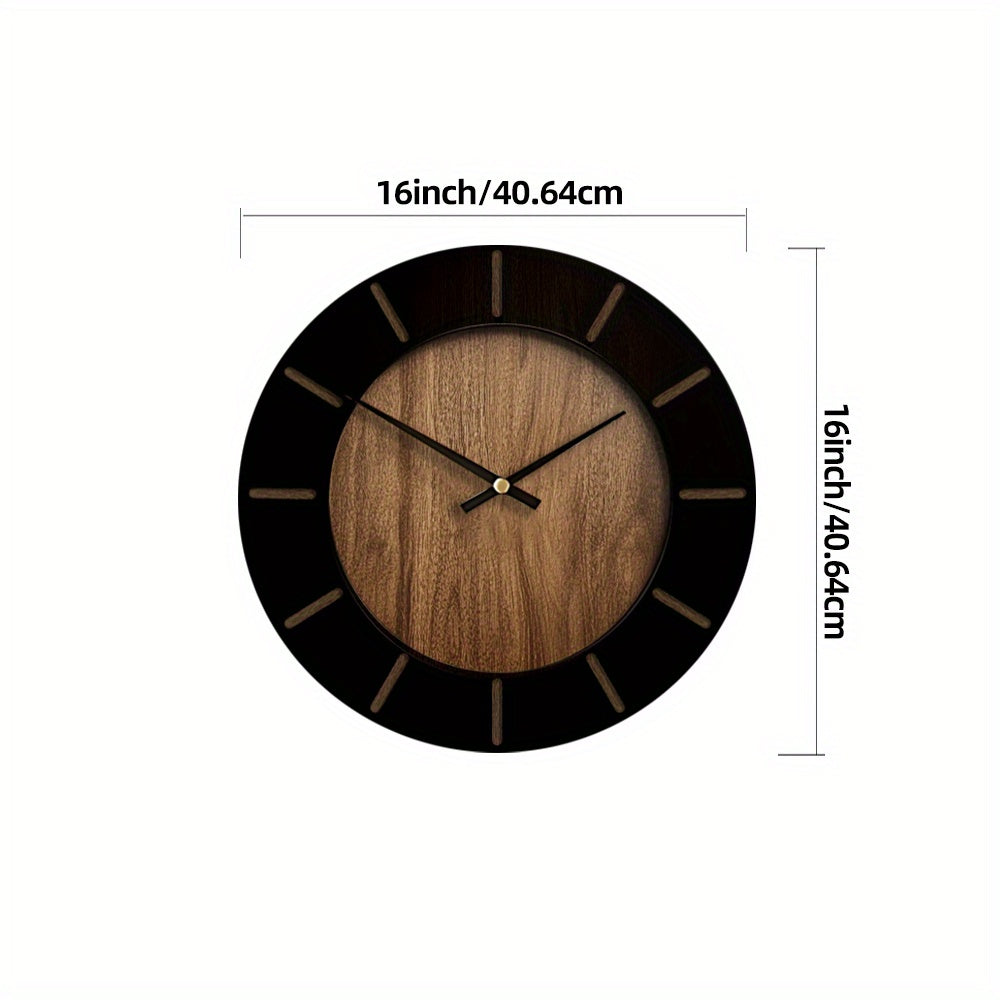 TIMBERMUSE CLOCK – Elegant Silent Wooden Wall Clock