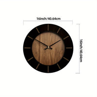 TIMBERMUSE CLOCK – Elegant Silent Wooden Wall Clock