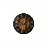 NATURISSE - Artistic Silent Wooden Wall Clock Vintage Style