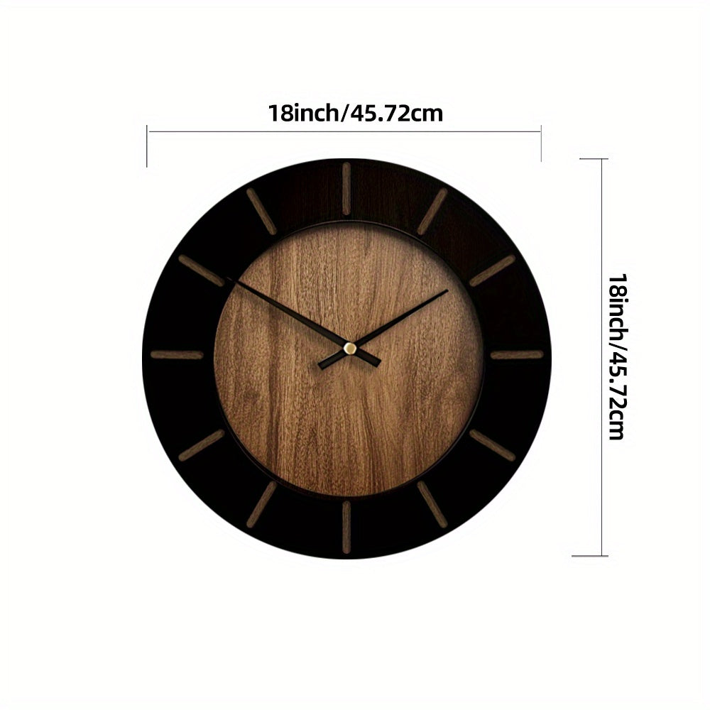 TIMBERMUSE CLOCK – Elegant Silent Wooden Wall Clock