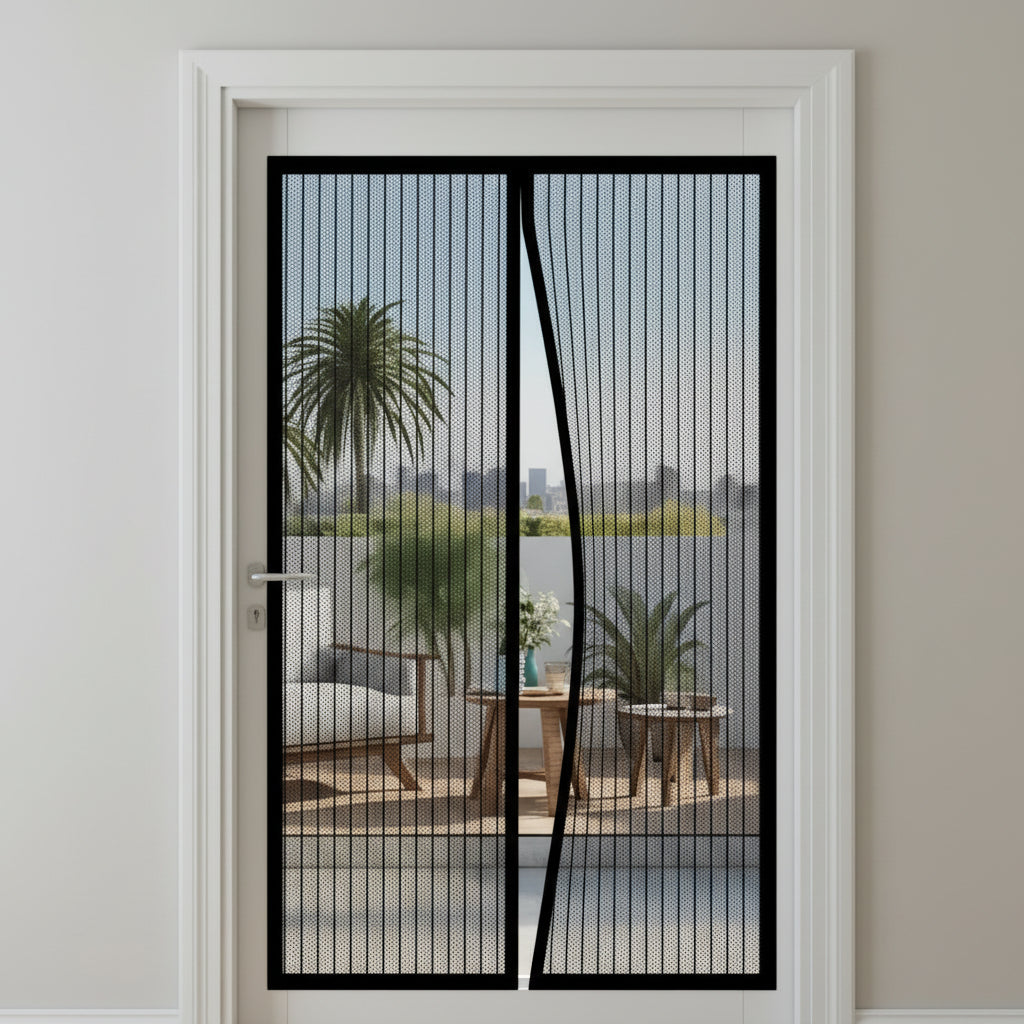 NETMAGIC – Magnetic Closure Door Screen Curtain