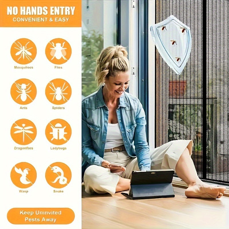 NETMAGIC – Magnetic Closure Door Screen Curtain