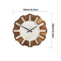 RUSTIQUE – Classic Wooden Wall Clock for Timeless Interiors