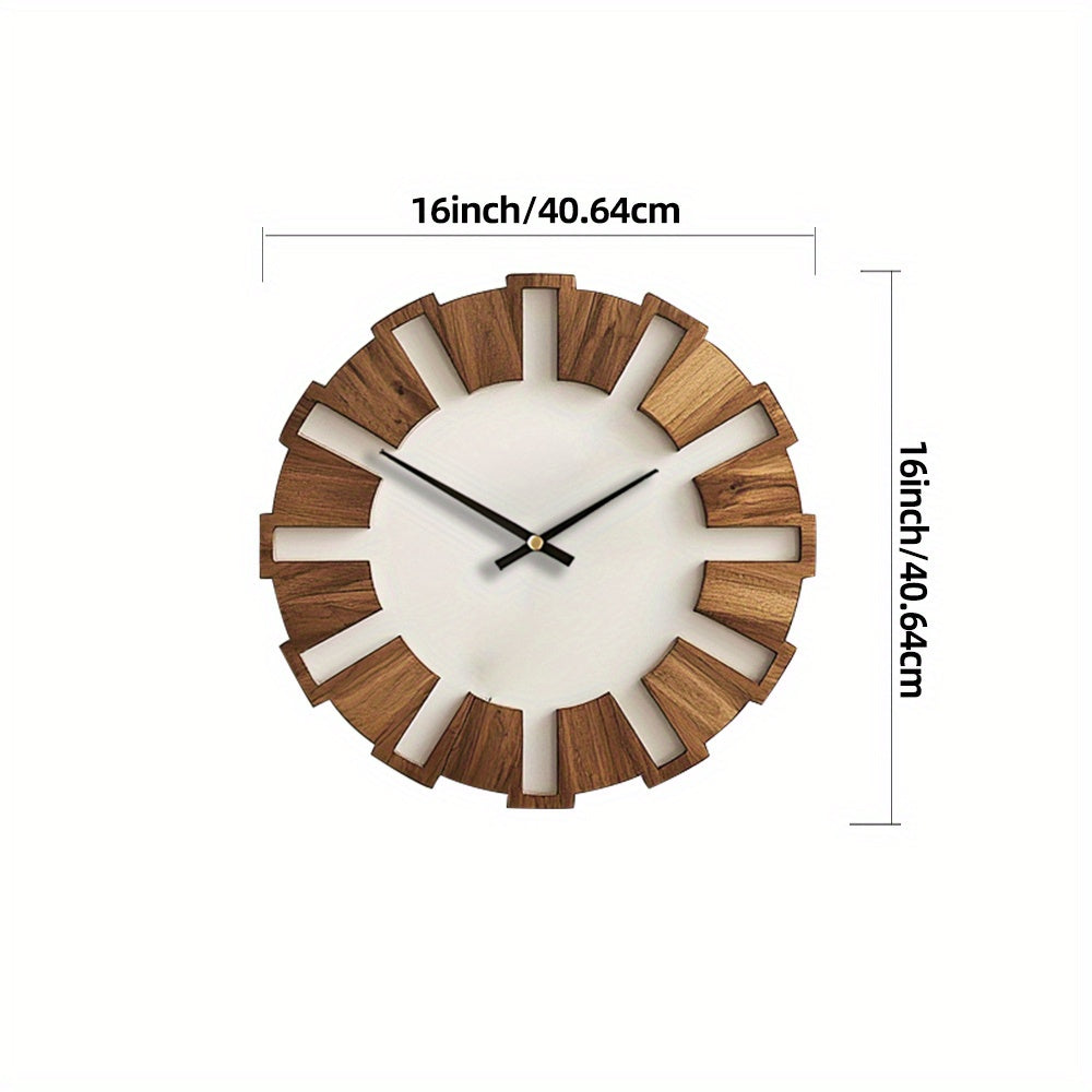 RUSTIQUE – Classic Wooden Wall Clock for Timeless Interiors
