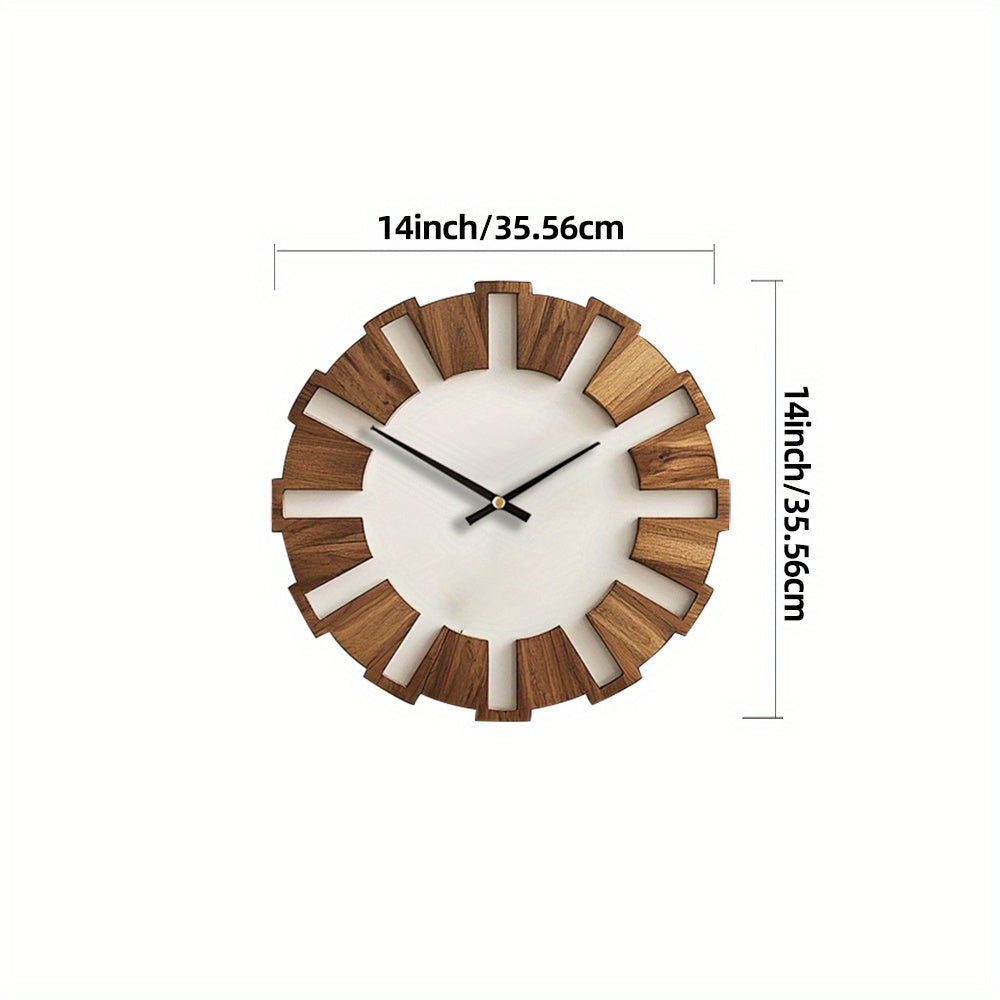 RUSTIQUE – Classic Wooden Wall Clock for Timeless Interiors