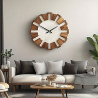 RUSTIQUE – Classic Wooden Wall Clock for Timeless Interiors