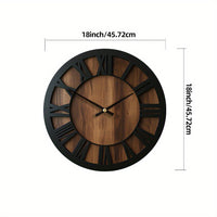 WOODORA ART – Artistic Silent Round Wall Clock