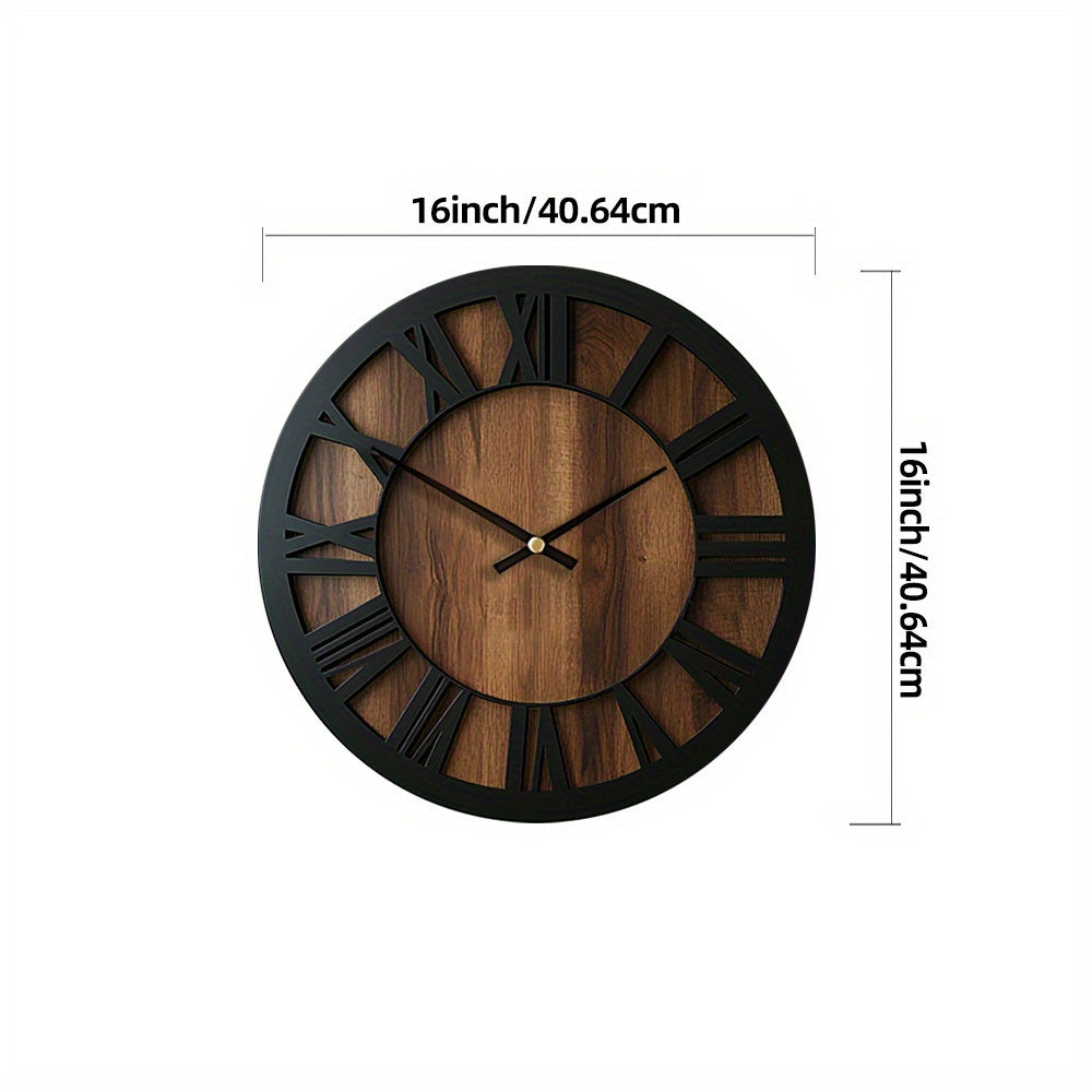 WOODORA ART – Artistic Silent Round Wall Clock